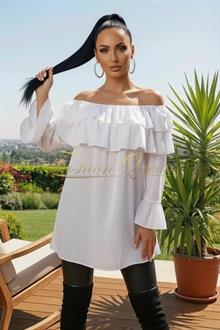 Tunika s odhalenými ramenami